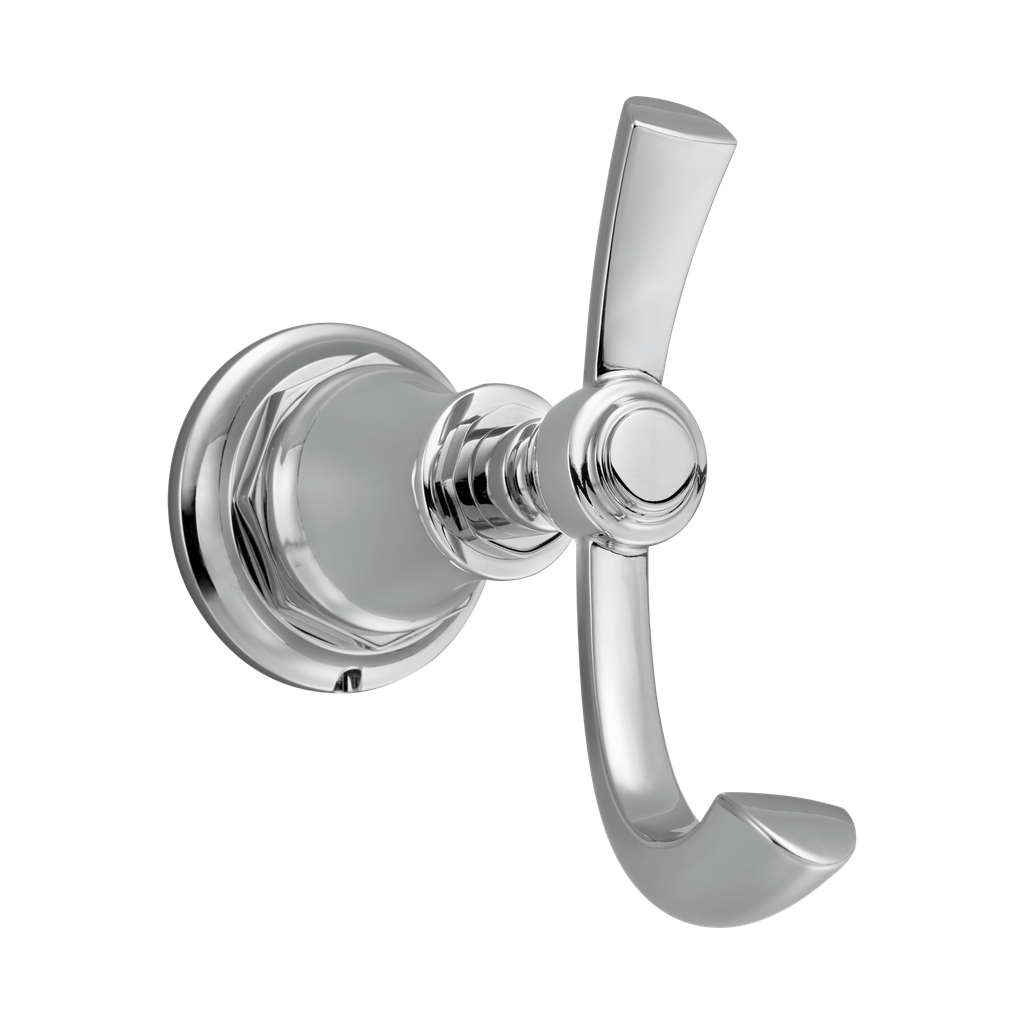 Brizo 693561-PC Rook Double Robe Hook Polished Chrome