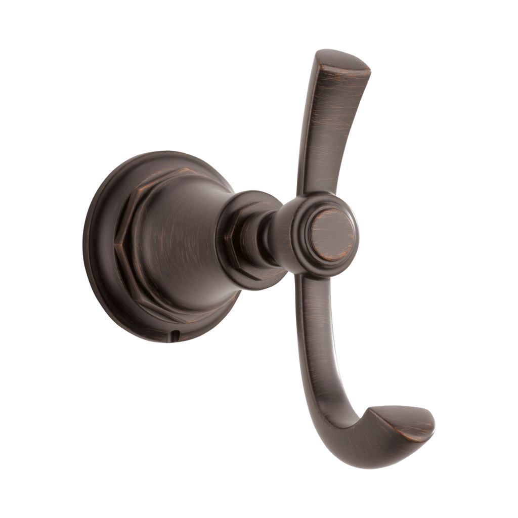 Brizo 693561-RB Rook Double Robe Hook Venetian Bronze