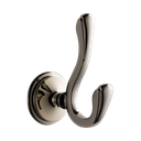 Brizo 693585-PN Charlotte Double Robe Hook Brilliance Polished Nickel