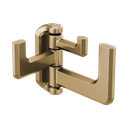 Brizo 693597-GL Levoir Hinged Robe Hook Brilliance Luxe Gold