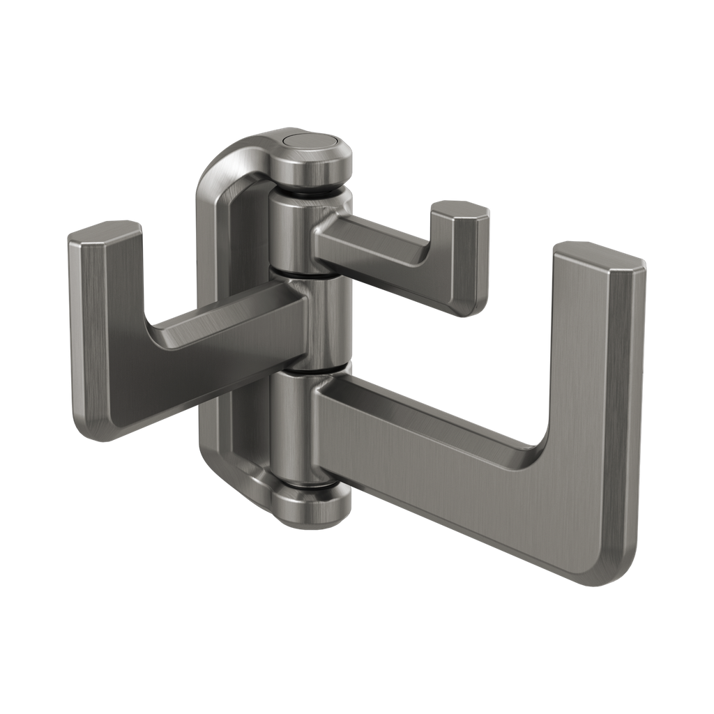 Brizo 693597-SL Levoir Hinged Robe Hook Brilliance Luxe Steel