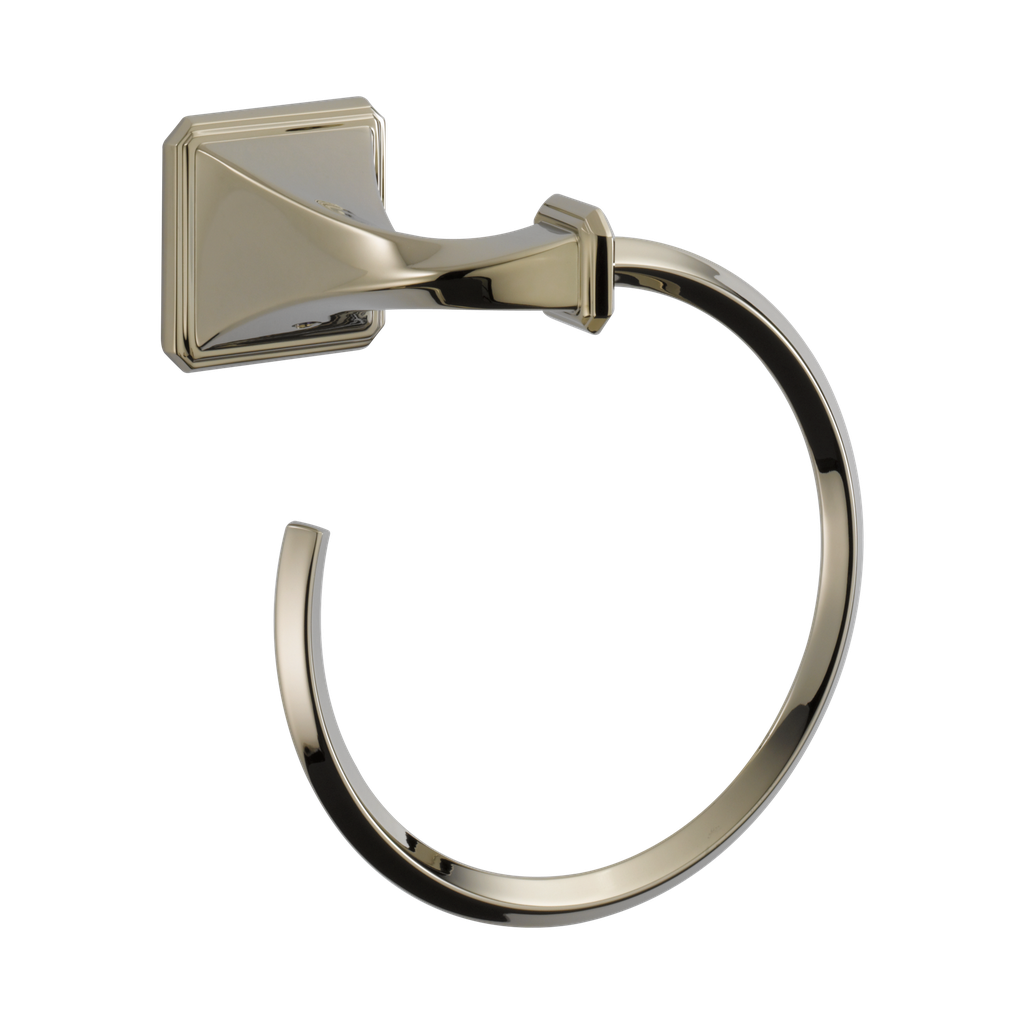 Brizo 694630-PN Virage Towel Ring Brilliance Polished Nickel