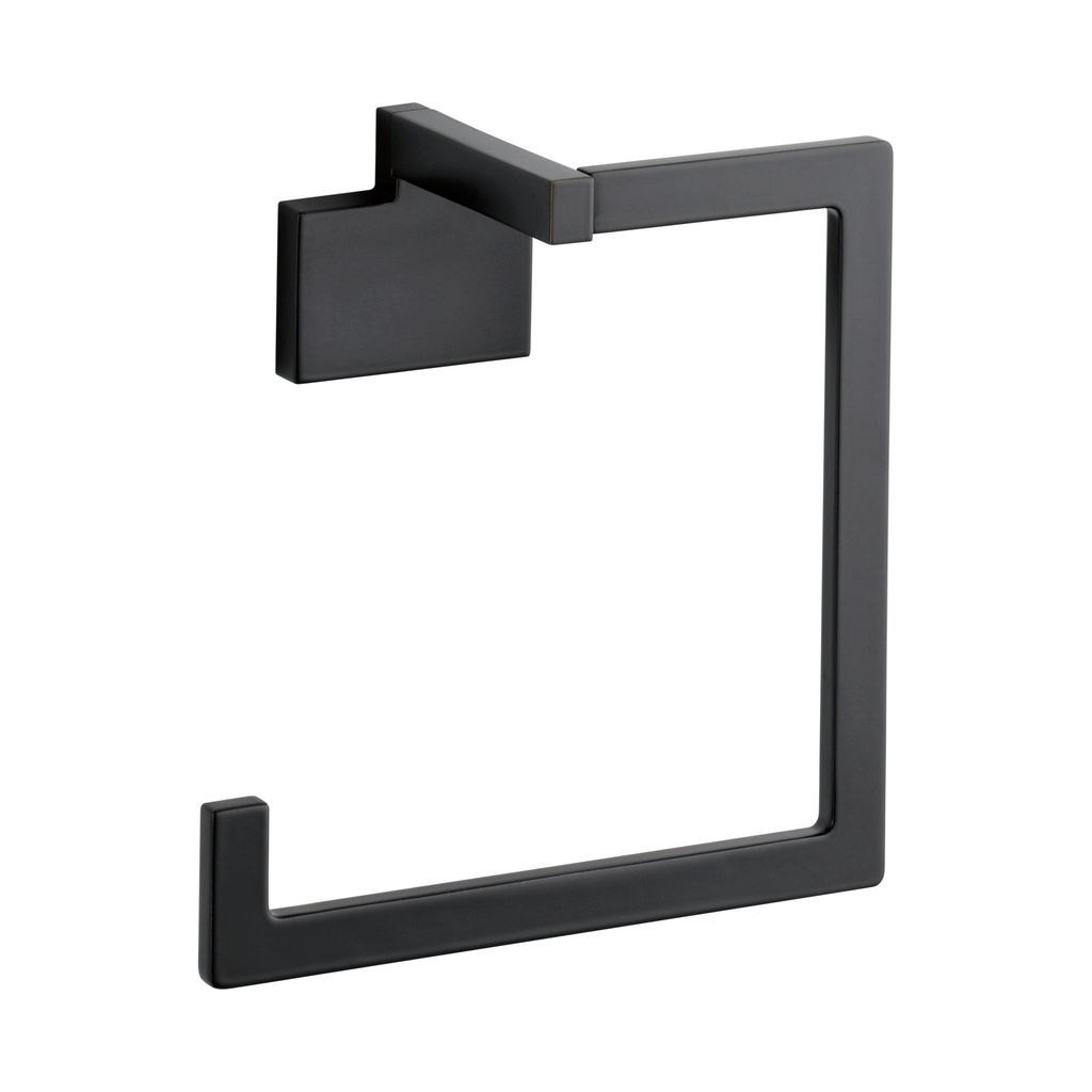Brizo 694680-BL Siderna Towel Ring Matte Black
