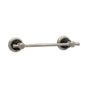 Brizo 694761-NKBL Rook 8" Mini Towel Bar Matte Black Brilliance Luxe Nickel