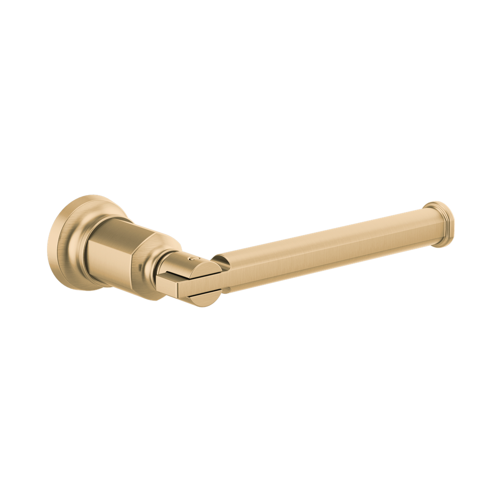 Brizo 695076-GL Invari Open Post Tissue Holder Brilliance Luxe Gold