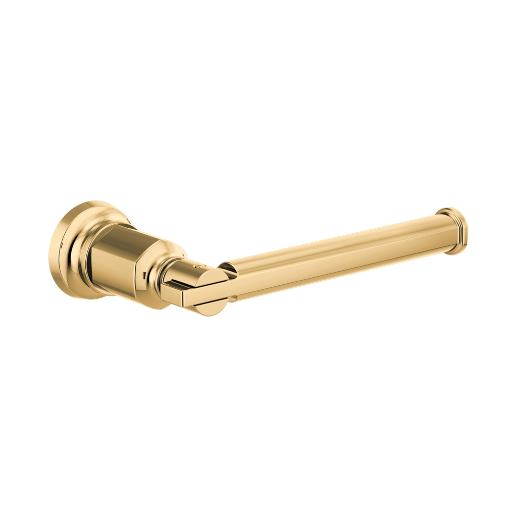 Brizo 695076-PG Invari Open Post Tissue Holder Brilliance Polished Gold