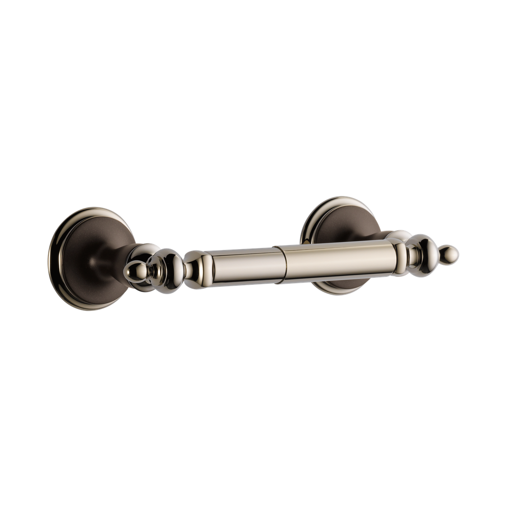 Brizo 695085-PNCO Charlotte Tissue Holder Cocoa Bronze Brilliance Polished Nickel