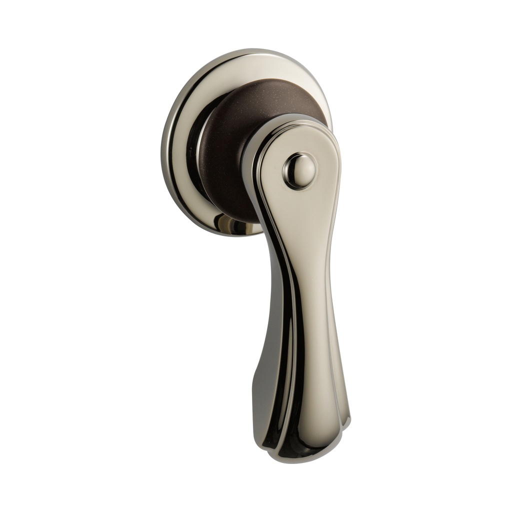 Brizo 696285-PNCO Charlotte Side Mount Flush Lever Cocoa Bronze Brilliance Polished Nickel