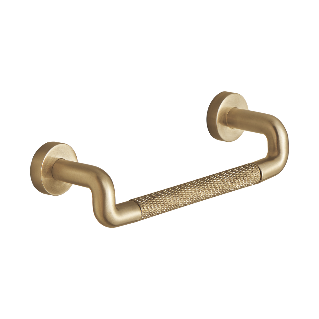 Brizo 699137-GL Litze Drawer Pull With Knurling Brilliance Luxe Gold