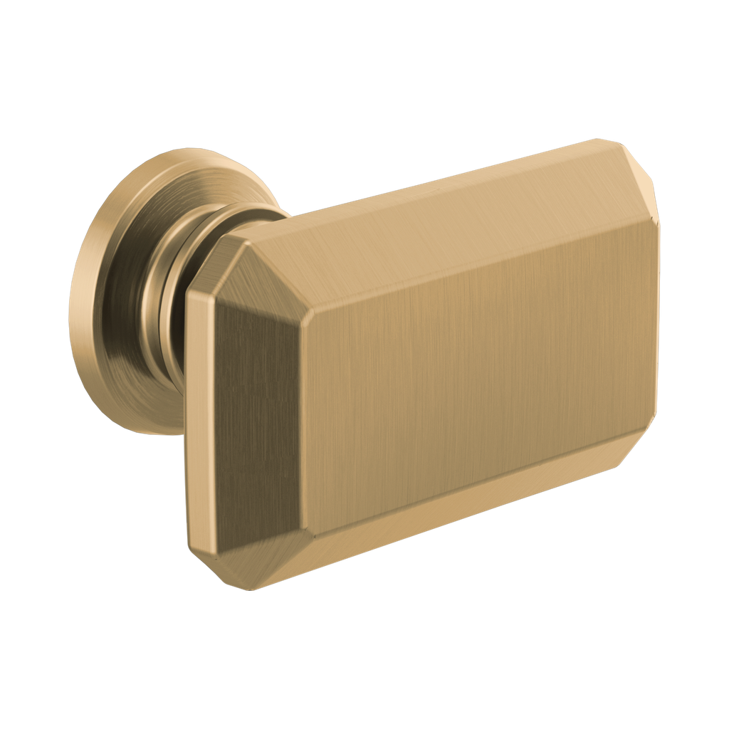 Brizo 699276-GL Invari Drawer Knob With Crystal Accent Brilliance Luxe Gold