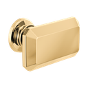 Brizo 699276-PG Invari Drawer Knob With Crystal Accent Brilliance Polished Gold