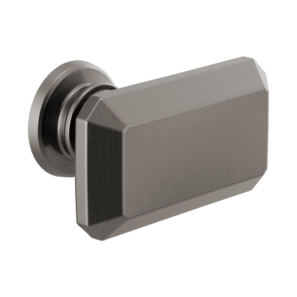 Brizo 699276-SL Invari Drawer Knob With Crystal Accent Brilliance Luxe Steel