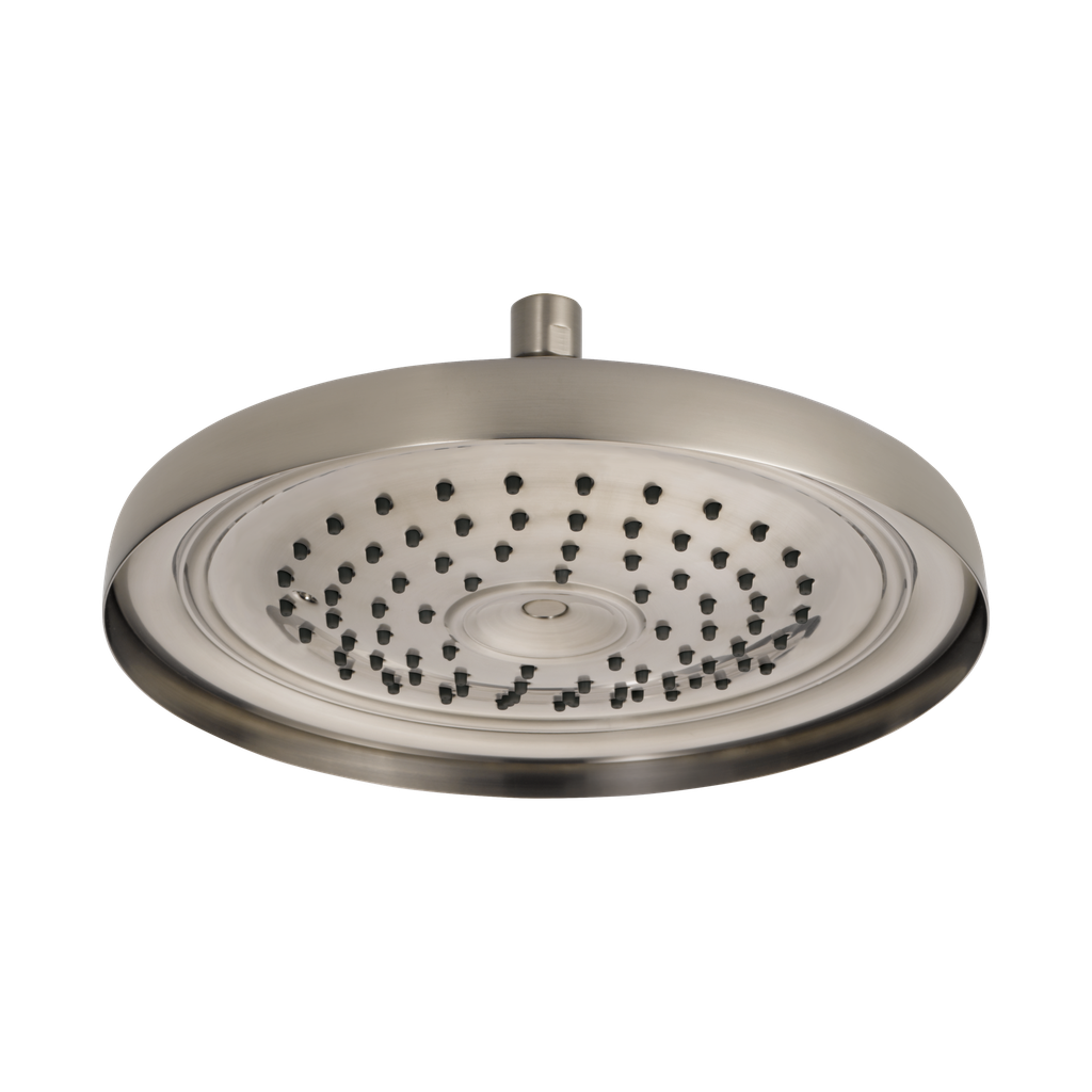 Brizo 83310-NK Essential 11" Classic Round Raincan 1.75 GPM Shower Head Brilliance Luxe Nickel