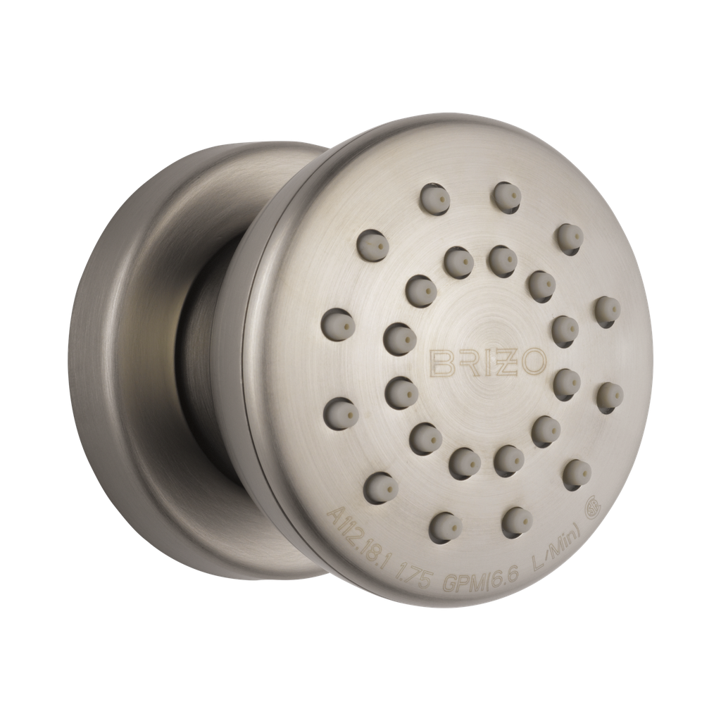 Brizo 84110-NK Essential Touch-Clean Round Body Spray Brilliance Luxe Nickel