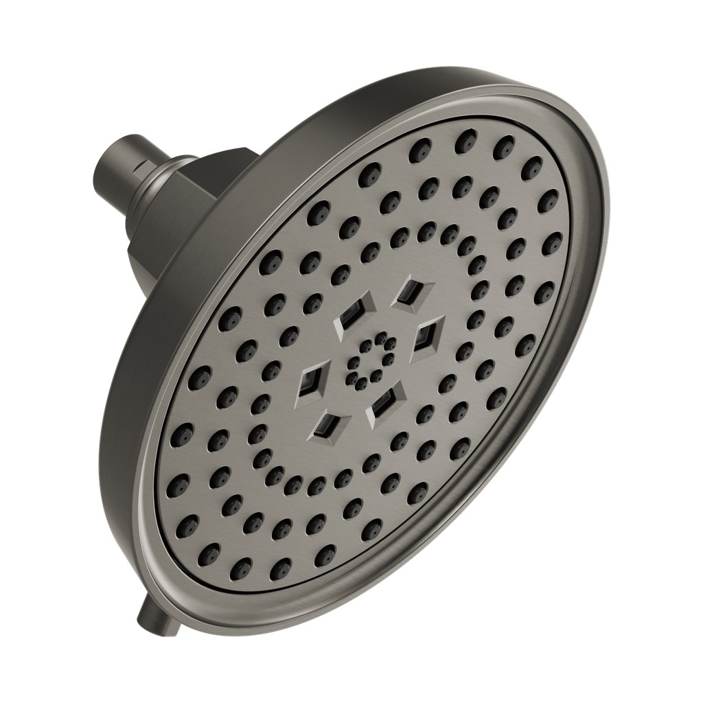 Brizo 87476-SL Invari H2Okinetic Round Multi-Function Showerhead Brilliance Luxe Steel