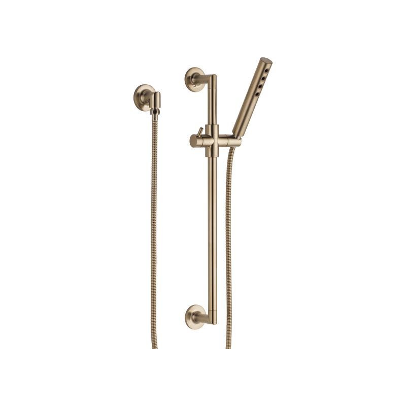 Brizo 88775 Odin Slide Bar With Hand Shower Luxe Gold