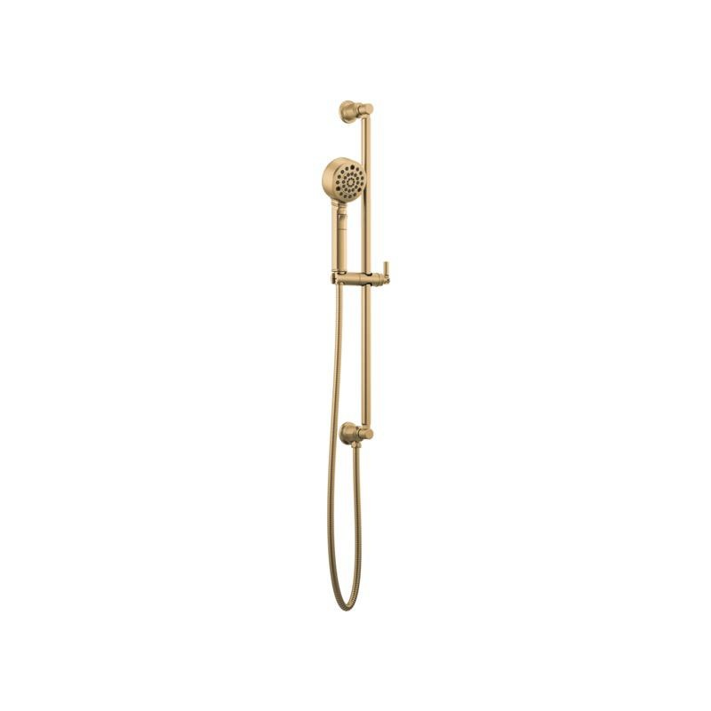 Brizo 88776-GL Invari H2Okinetic Multi Function Slide Bar Handshower Luxe Gold