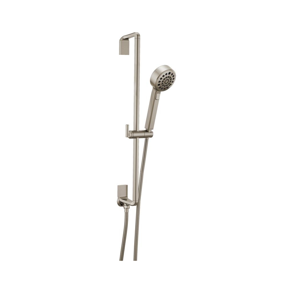 Brizo 88798 Levoir Slide Bar Handshower With H2Okinetic Technology Luxe Nickel