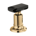 Brizo HK5376-PGBC Invari Widespread Crystal Lever Handle Kit Brilliance Polished Gold Black Crystal Accent