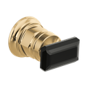Brizo HK5876-PGBC Invari Wallmount Lavatory Crystal Lever Handle Kit Brilliance Polished Gold Black Crystal Accent