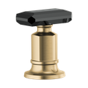 Brizo HK676-GLBC Invari Roman Tub Crystal Lever Handle Kit Brilliance Luxe Gold Black Crystal Accent