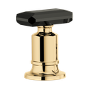 Brizo HK676-PGBC Invari Roman Tub Crystal Lever Handle Kit Brilliance Polished Gold Black Crystal Accent