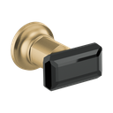 Brizo HK70476-GLBC Invari Two-Handle Wall Mount Tub Filler Handle Kit Brilliance Luxe Gold Black Crystal Accent