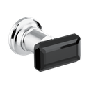 Brizo HK70476-PCBC Invari Two-Handle Wall Mount Tub Filler Handle Kit Polished Chrome Black Crystal Accent