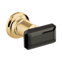 Brizo HK70476-PGBC Invari Two-Handle Wall Mount Tub Filler Handle Kit Brilliance Polished Gold Black Crystal Accent