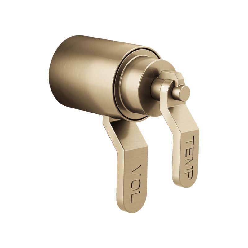 Brizo HL6034-GL Litze Tempassure Thermostatic Trim Handle Kit Luxe Gold