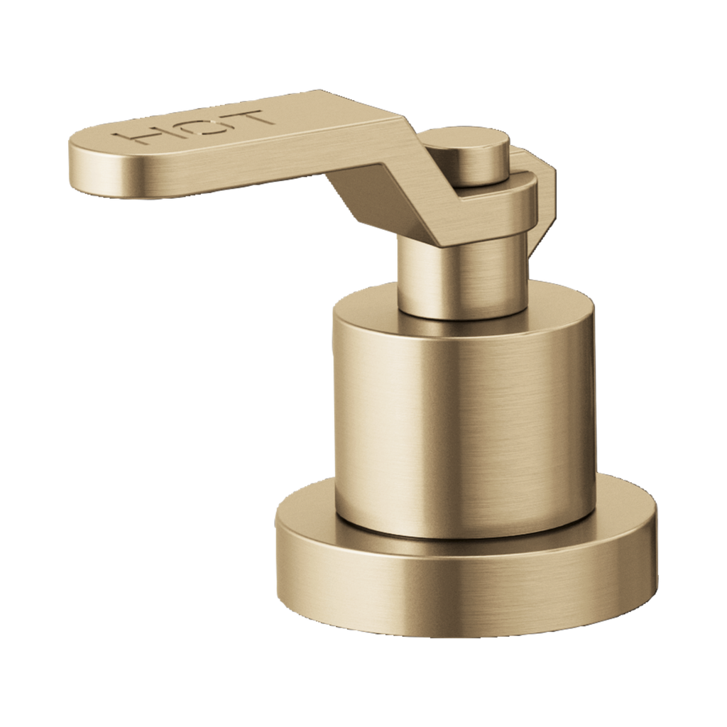 Brizo HL634-GL Roman Tub Handle Kit Industrial Lever Brilliance Luxe Gold
