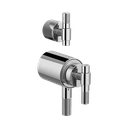 Brizo HL7533-PC Litze Thermostatic Valve With Diverter Trim Handle Kit Polished Chrome