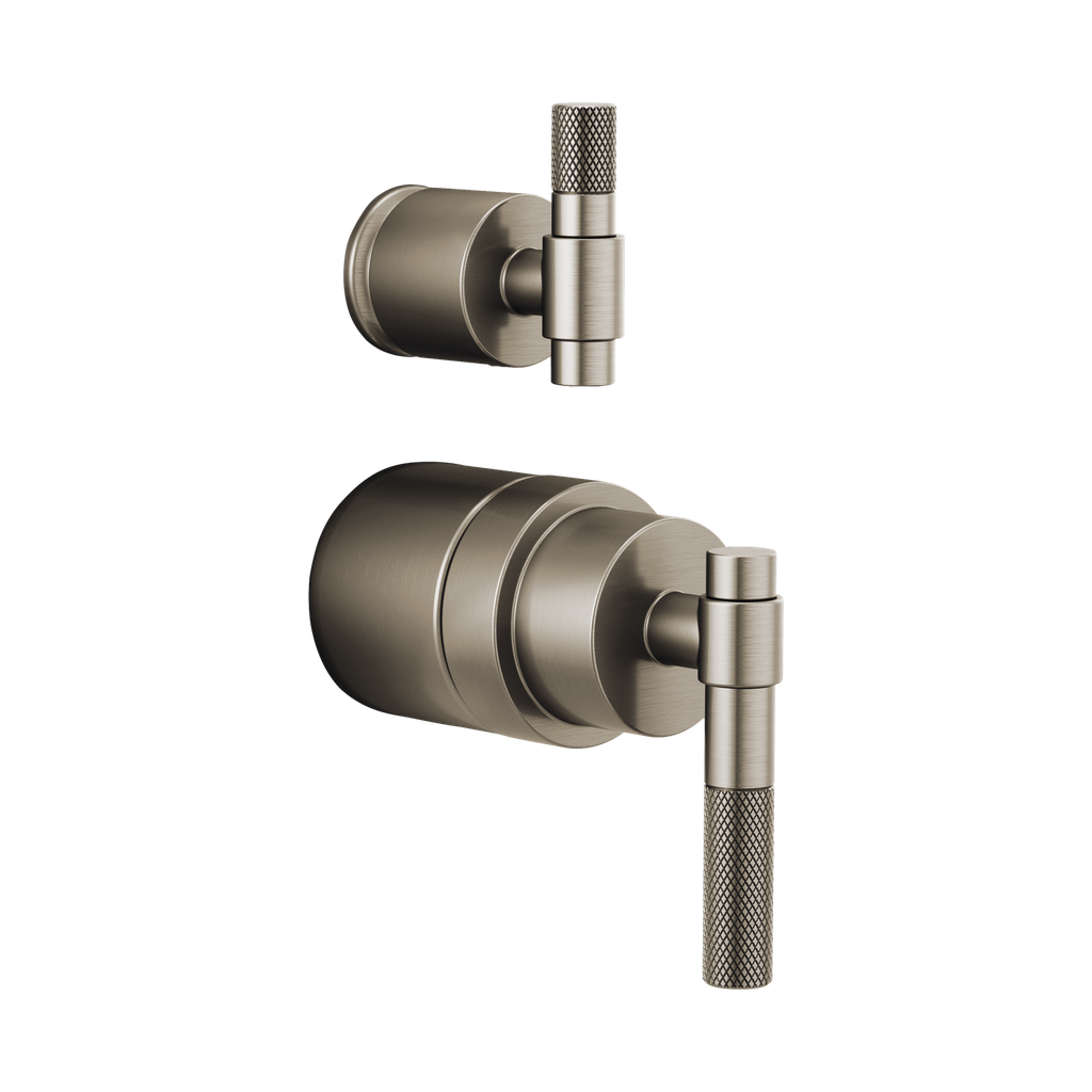 Brizo HL75P33-NK Litze Pressure Balance Valve Trim T-Lever Handle Kit Brilliance Luxe Nickel