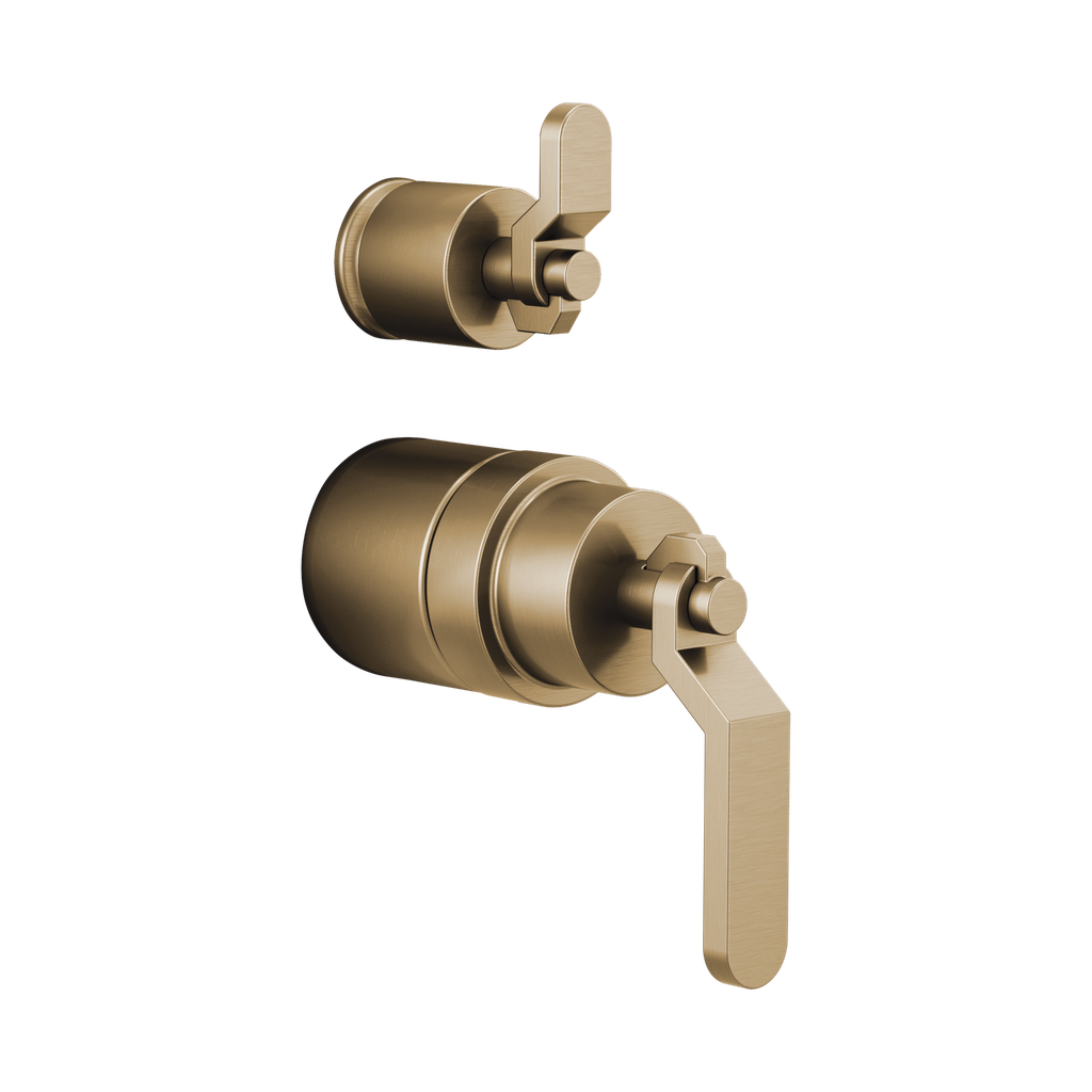 Brizo HL75P34-GL Litze Pressure Balance Valve Trim Handle Kit Brilliance Luxe Gold