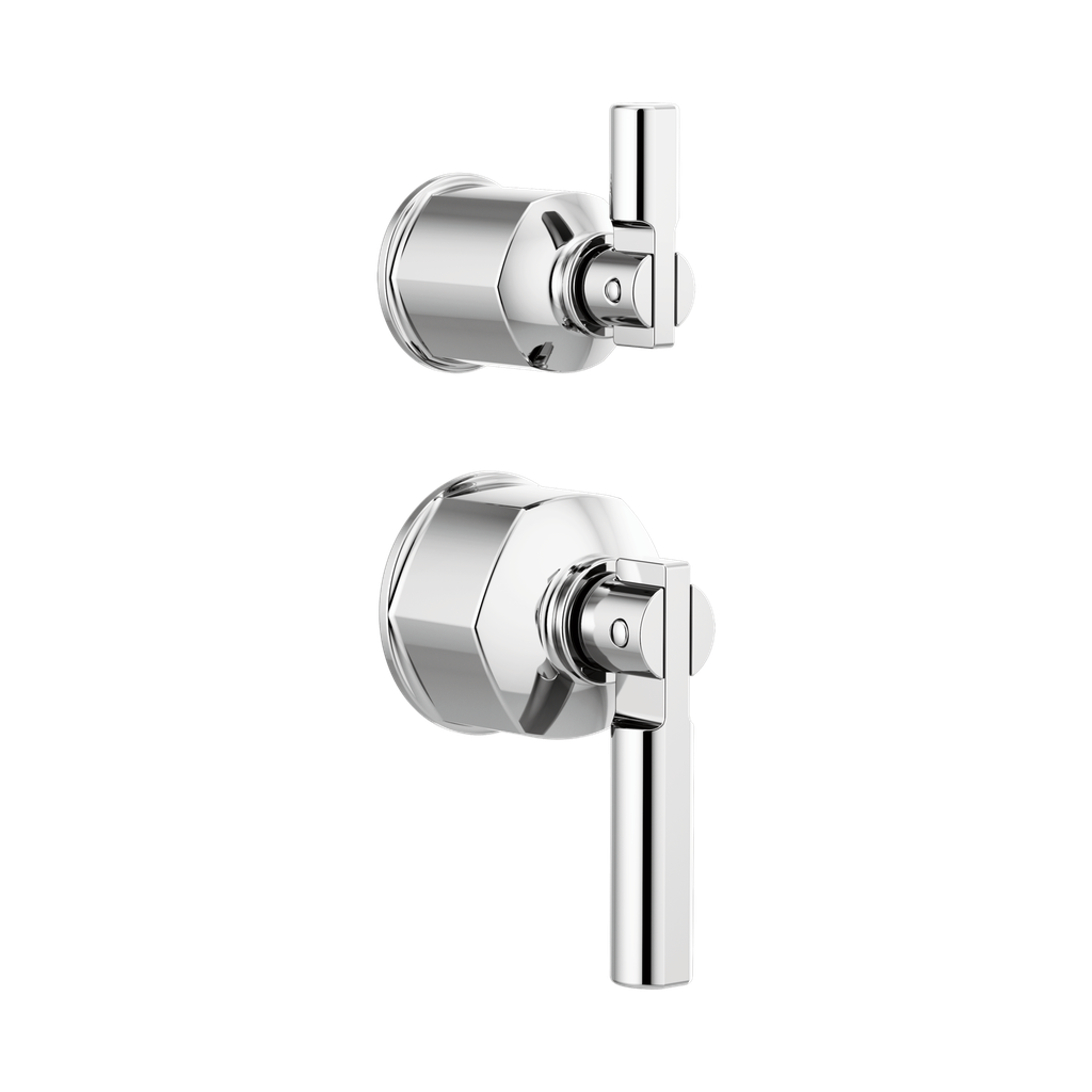 Brizo HL75P76-PC Invari Pressure Balance Valve With Diverter Trim Handle Kit Polished Chrome