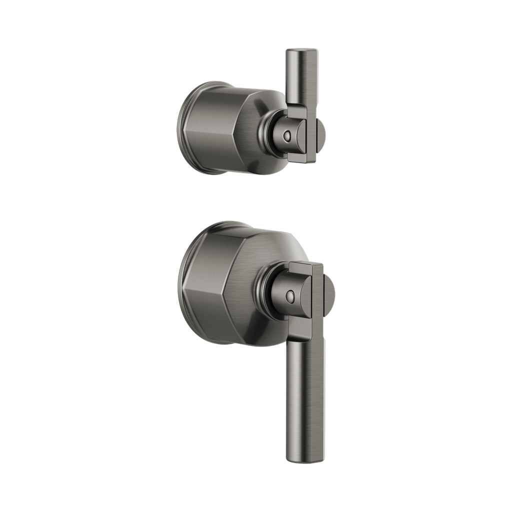 Brizo HL75P76-SL Invari Pressure Balance Valve With Diverter Trim Handle Kit Brilliance Luxe Steel