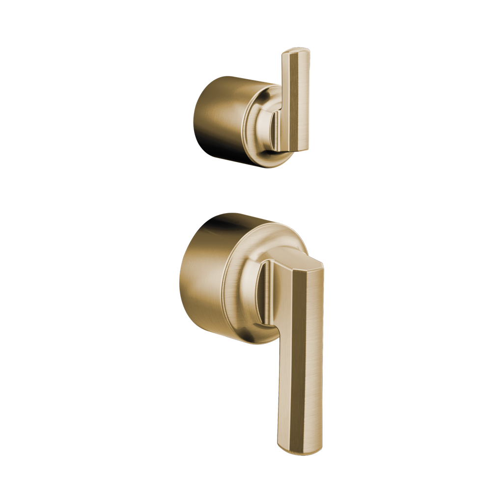 Brizo HL75P98-GL Levoir Pressure Balance Valve Diverter Trim Handle Kit Brilliance Luxe Gold