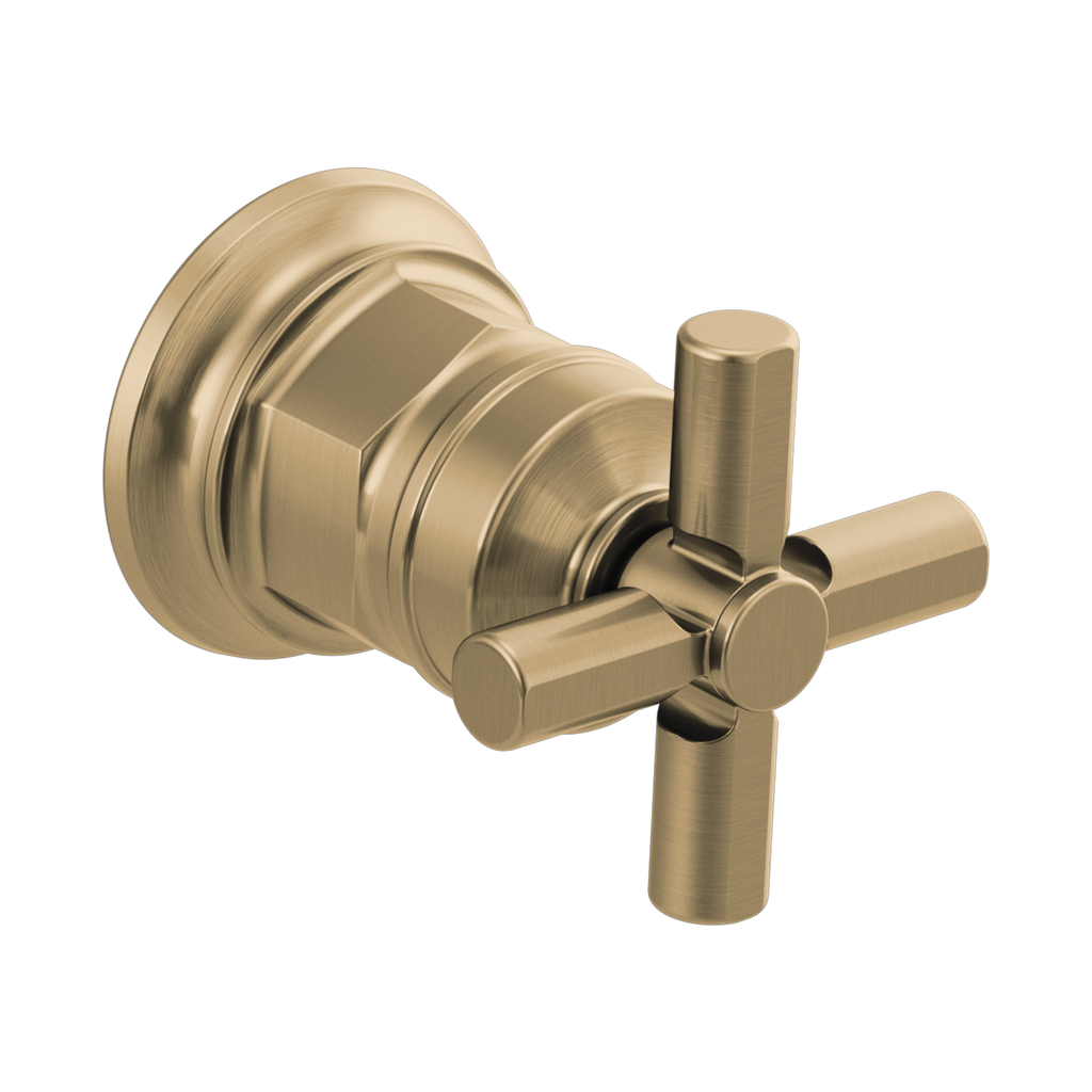 Brizo HX5876-GL Invari Wall Mount Lavatory Cross Handle Kit Brilliance Luxe Gold
