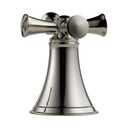 Brizo HX605-PN Baliza Roman Tub Cross Handle Kit Brilliance Polished Nickel