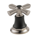 Brizo HX661-NKBL Rook Roman Tub Cross Handle Kit Matte Black Brilliance Luxe Nickel
