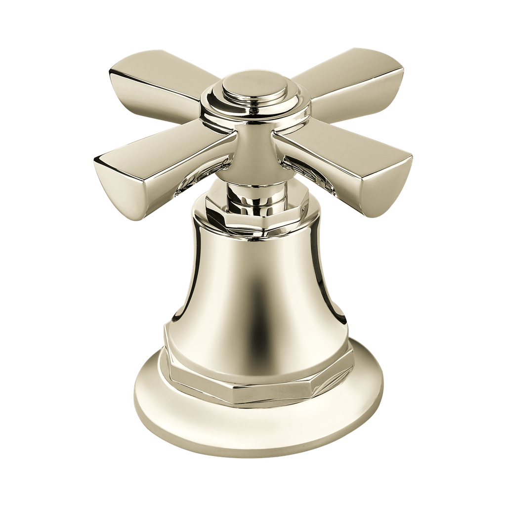 Brizo HX661-PN Rook Roman Tub Cross Handle Kit Brilliance Polished Nickel