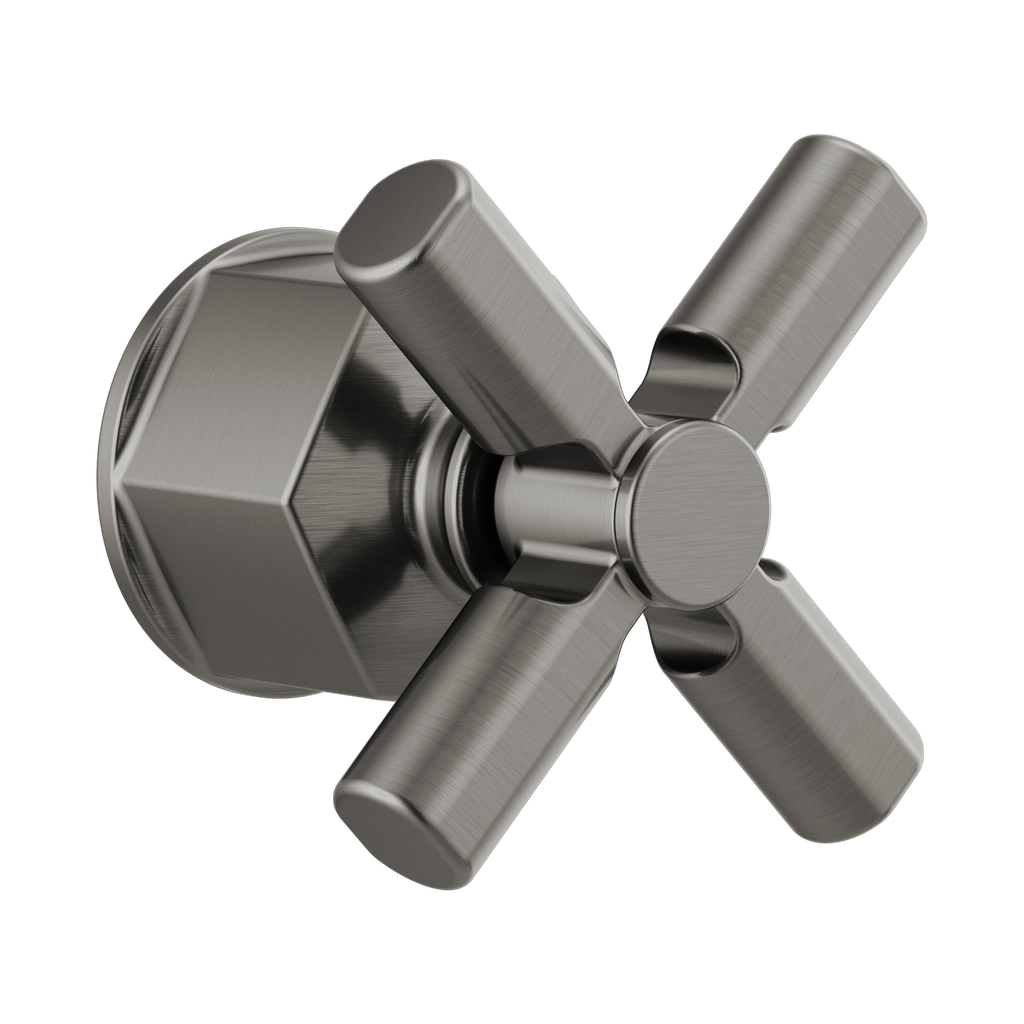Brizo HX6676-SL Invari Sensori Thermostatic Valve Trim Cross Handle Kit Brilliance Luxe Steel