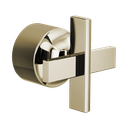 Brizo HX6698-PN Levoir Sensori Thermostatic Valve Trim Cross Handle Kit Brilliance Polished Nickel