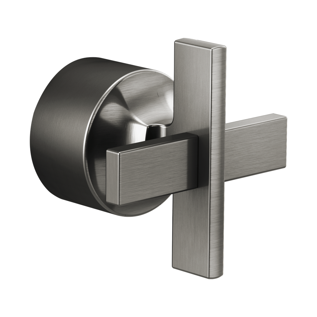 Brizo HX6698-SL Levoir Sensori Thermostatic Valve Trim Cross Handle Kit Brilliance Luxe Steel