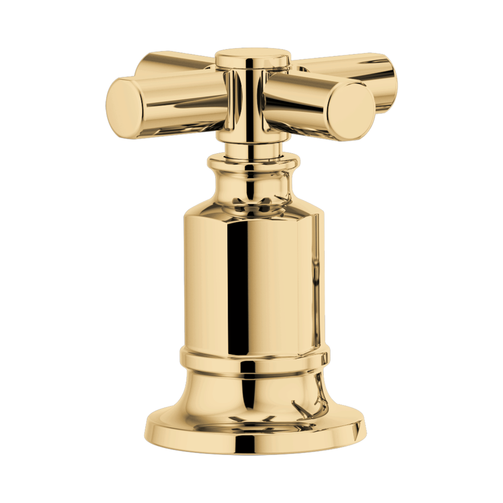 Brizo HX676-PG Invari Roman Tub Faucet Cross Handle Kit Brilliance Polished Gold