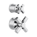 Brizo HX75P76-PC Invari Pressure Balance Valve Diverter Trim Cross Handle Kit Polished Chrome