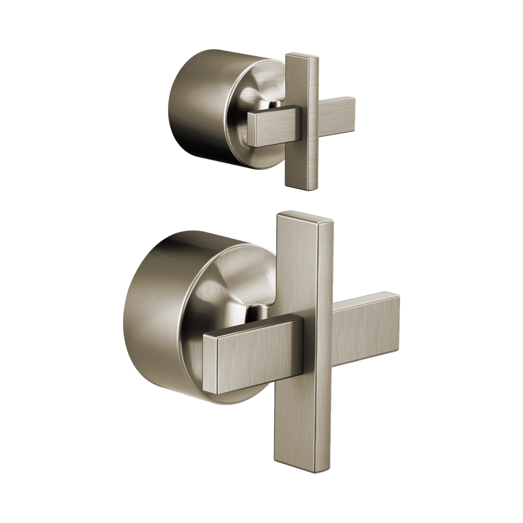 Brizo HX75P98-NK Levoir Pressure Balance Valve With Diverter Trim Handle Kit Brilliance Luxe Nickel