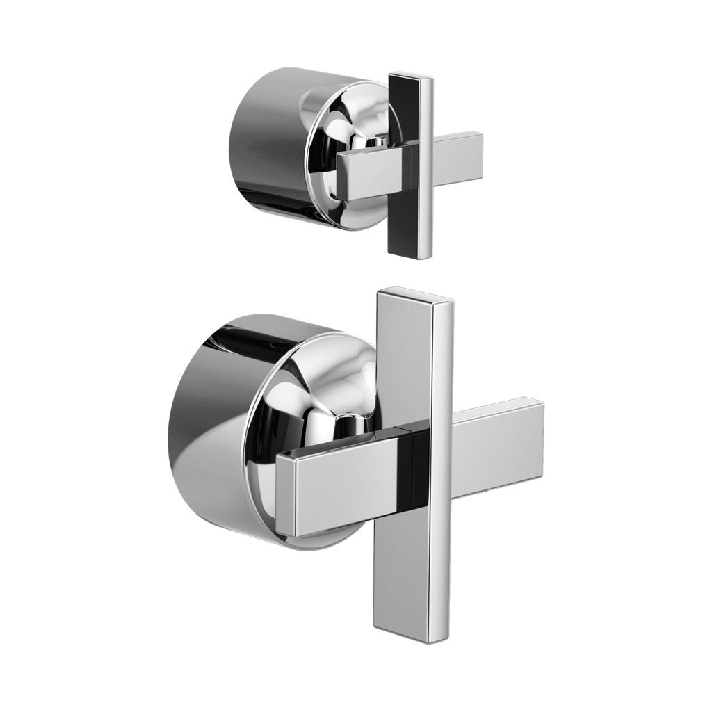 Brizo HX75P98-PC Levoir Pressure Balance Valve With Diverter Trim Handle Kit Polished Chrome