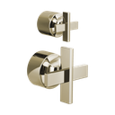 Brizo HX75P98-SL Levoir Pressure Balance Valve With Diverter Trim Handle Kit Brilliance Luxe Steel