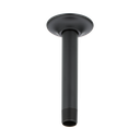 Brizo RP48985BL Essential 6" Ceiling Mount Shower Arm And Round Flange Matte Black